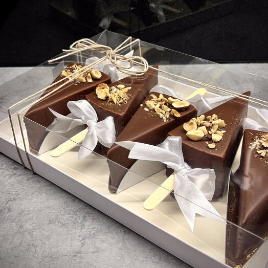 Çubuqda pendir tortu "Şokolad-fındıq" (5 əd.)