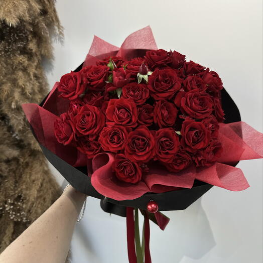 Red black | кустовые красные розы | бордовые розы | маме, мамы, мам, mother, mom, mum, mama, madre, мамочке, мамуле, матери