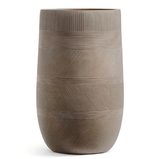 Кашпо для цветов Graphics 49 л D 34 см H 54 см Капучино Файберклэй