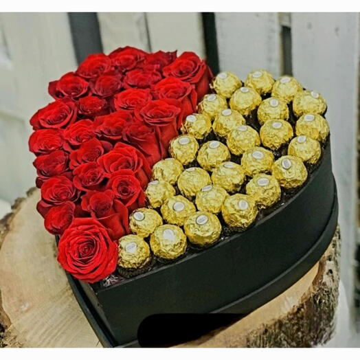 Rose and ferrero rocher ვარდები და ფერერო როშე