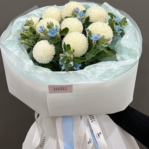 Момоко с незабудками