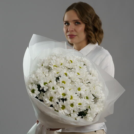Букет из 11 хризантем