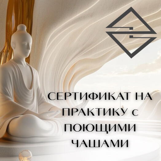 Сертификат на практику с поющими чашами