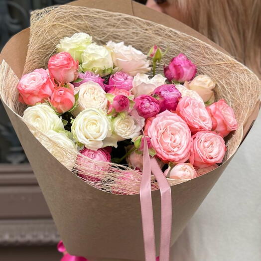 Mix spray roses small