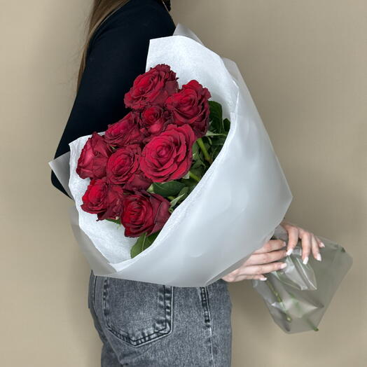 ХИТ букет 9 красных роз