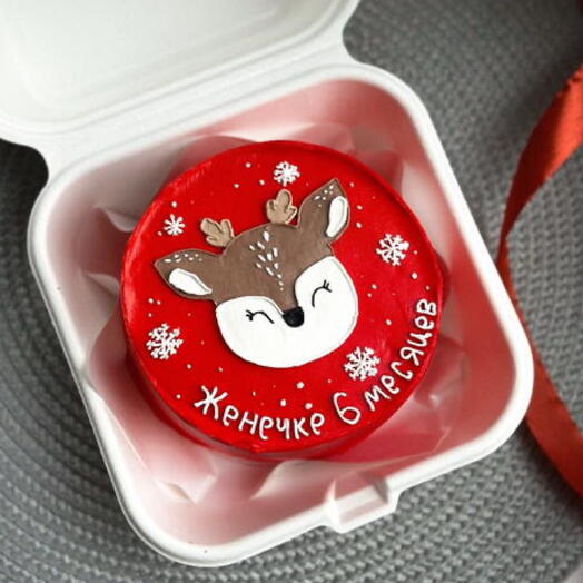 Новогодний бенто-торт