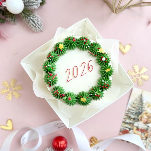 Бенто на Новый год, Рождество, новогодний бенто торт в подарок