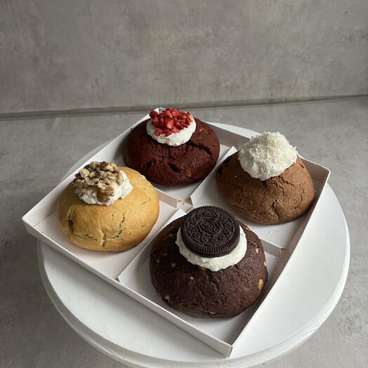 Набор печенья кукис ассорти ГИГАНТЫ (Crumble Cookies) NY cookies