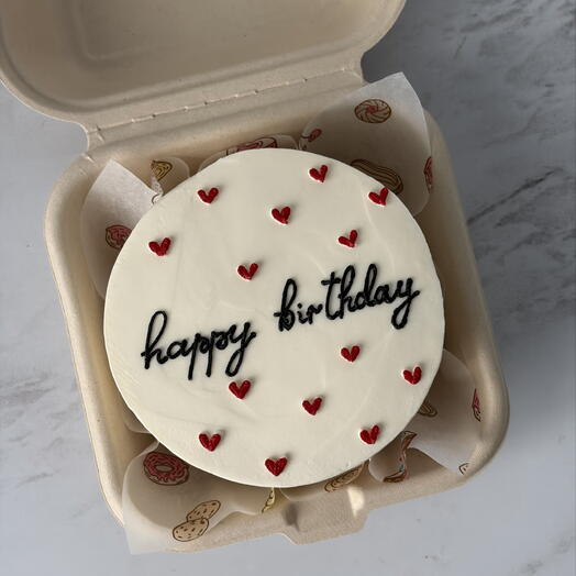 Бенто торт - happy birthday на день рождения