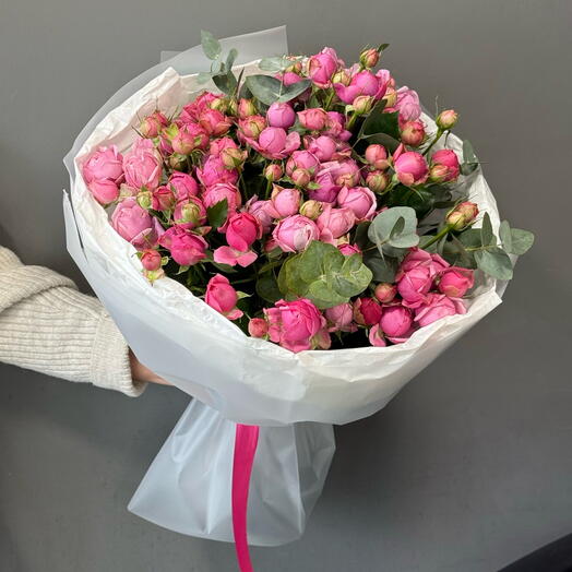Кустовая роза Сильва Пинк  💐 💐