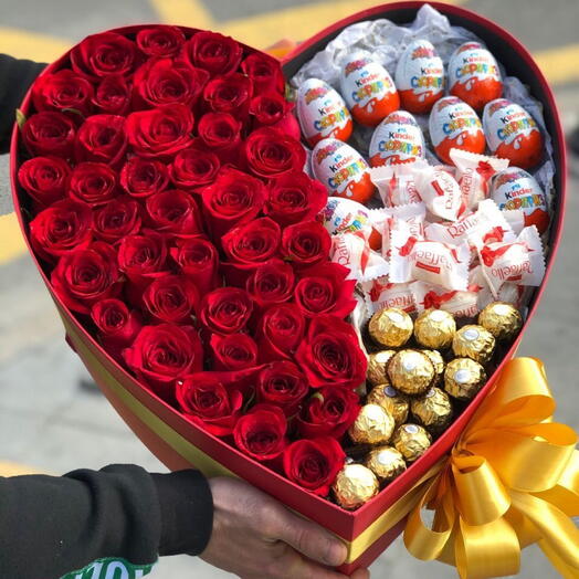 Цветы и шоколад 🌸