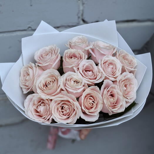 🌸 Букет нежно-розовых роз🌸