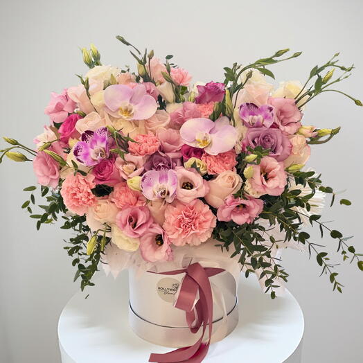 Pink Flowers in the Box