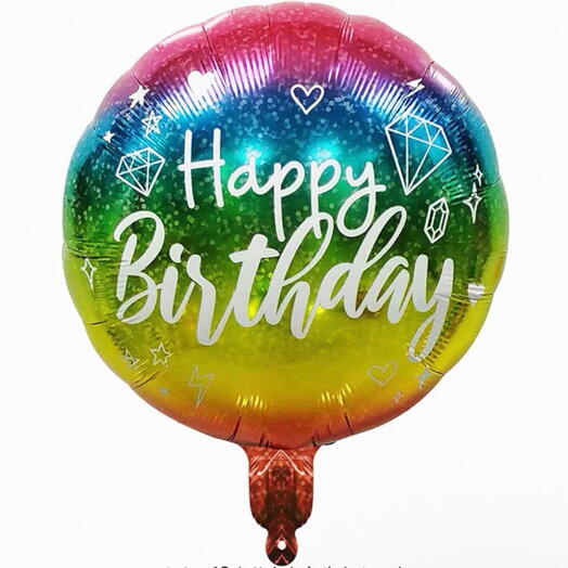 Colorful happy borthday