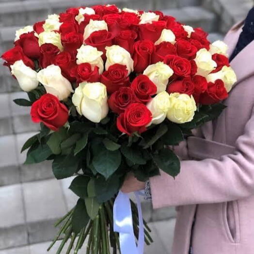 Букет роз 51 шт ♥️