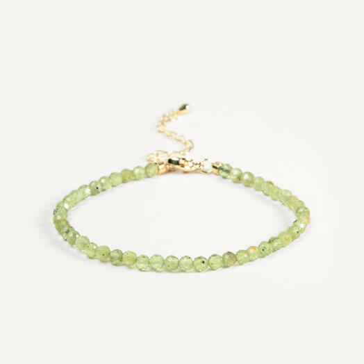 Браслет Ирис Хризолит 14K 17 см (BRA1142)