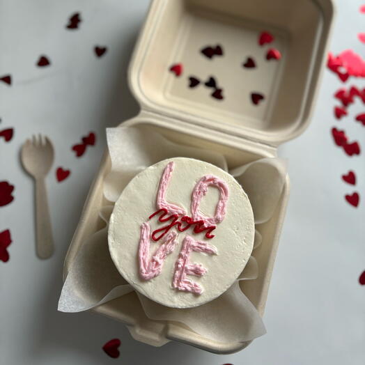 Бенто торт на 14 февраля для девушки