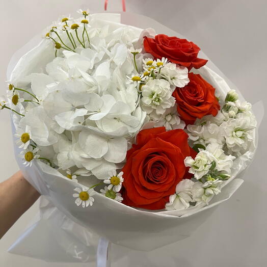 Авторский Сборный Букет «Нежное Сердце»