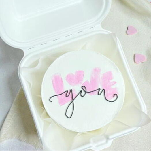 Бенто-торт «Love you»
