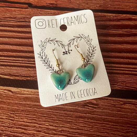 Серьги "Blue Heartbeat"