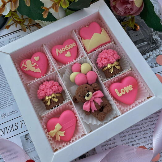 Шоколадный набор в подарок девушке 💝