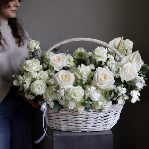 Корзина с цветами "Anjelika" (XXL)