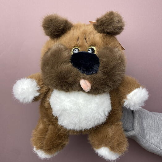 Плюшевая собачка