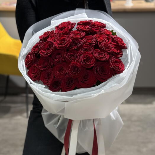 35 красных роз ХИТ