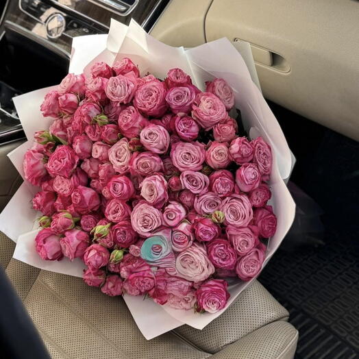 spray roses pink
