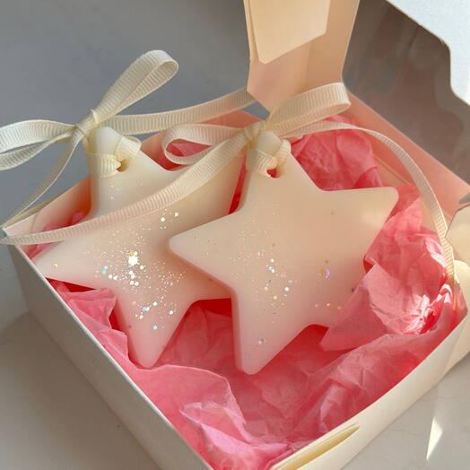 Аромасаше "Абрикосовая роща"  2 шт., соевый воск, ручная работа