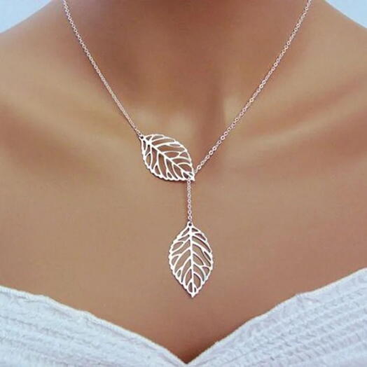 Колье «Leaves» любимой девушке / жене / маме / девушке