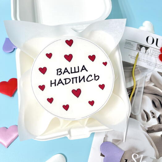 Бенто торт на день рождения с вашей надписью