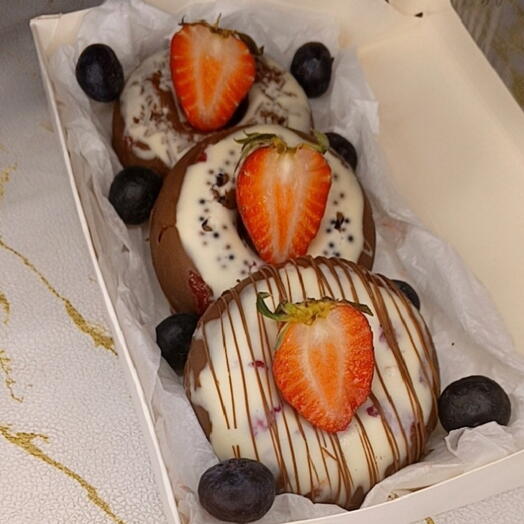 Ягоды в шоколаде (Пончики) 🍩
