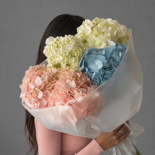 Микс гортензии букет (5)
