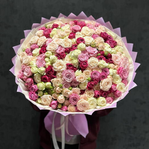 51 Кустовые пионовидные розы 🌸