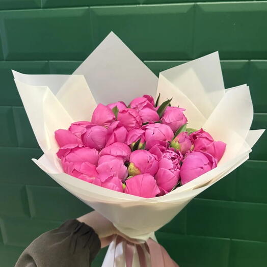 Букет из пион 🌸