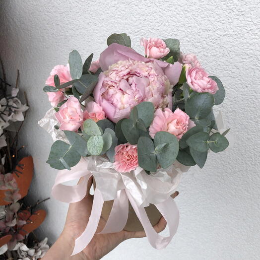 🩷Невероятно ароматная Коробочка-комплимент с пионом Bloom Room