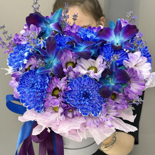 Композиция в коробке «Северное Сияние»