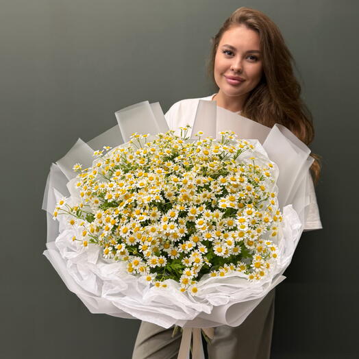 Букет гигант из полевых ромашек🌼
