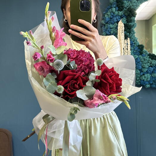 Яркий фактурный букет 💐