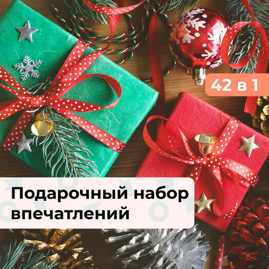 42 в 1 Твой лучший Новый год. Подарочный набор впечатлений