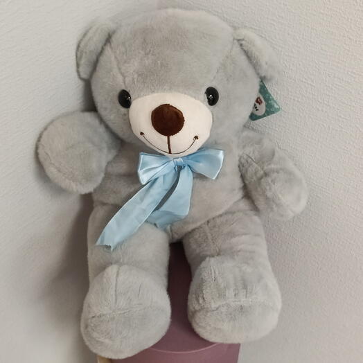 Мягкая игрушка мишка серый