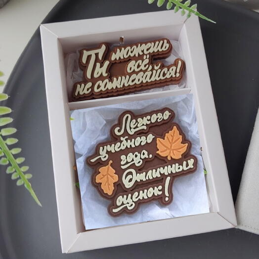 Набор шоколада ручной работы на 1 сентября 8