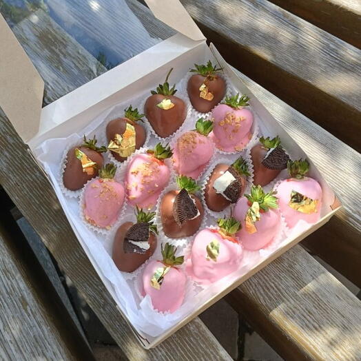 Набор с клубникой в бельгийском шоколаде 🍫 Клубника в шоколаде
