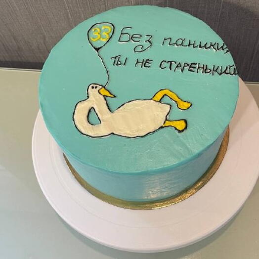 Торт с гусем