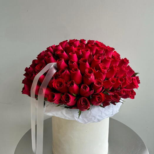 50 Roses in box