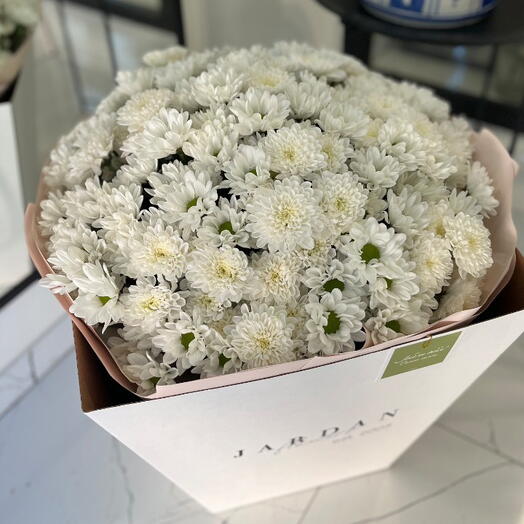 Микс хризантем в переноске