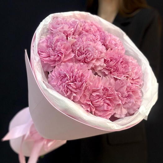 Букет из диантусов 11 шт 🌸