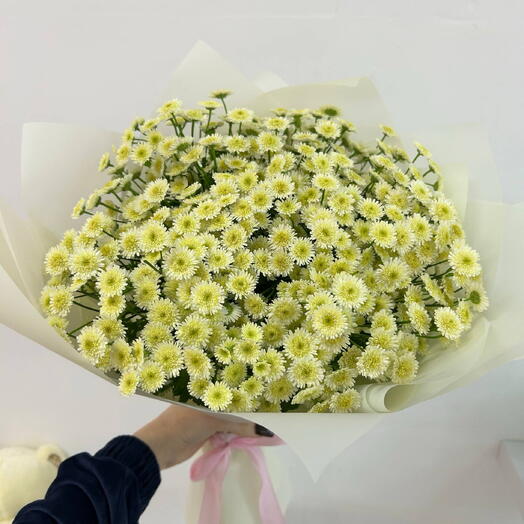 «Ромашковое облако» — букет из нежных кустовых ромашек🌼