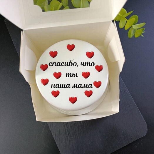 Бенто -торт для мамы муссово-бисквитный